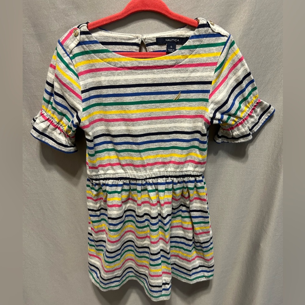 Nautica Stripped Dress - Girls 5